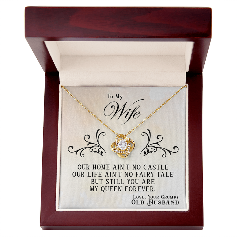 My Queen Forever - Love Knot Necklace