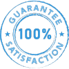 Image of We believe in 100% satisfaction, 100% of the time. Contact us if you're not happy.
